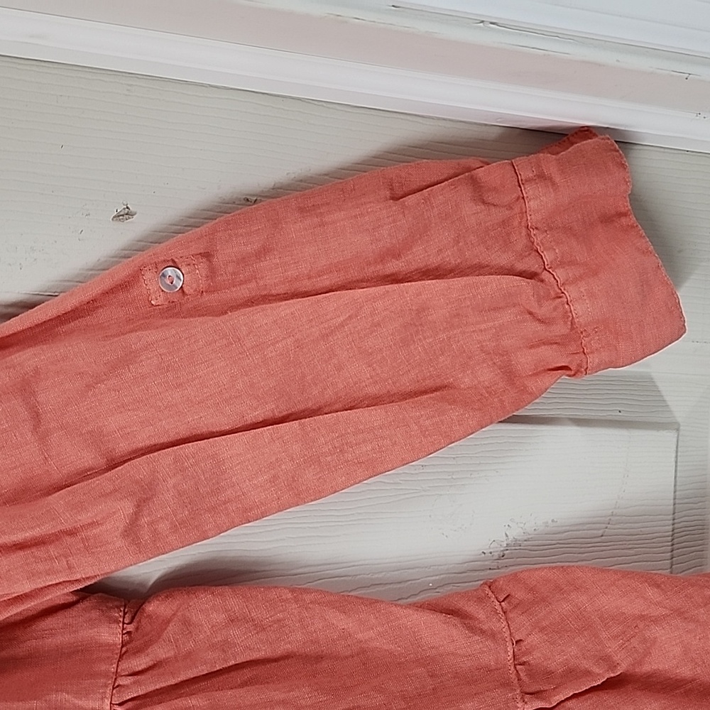 Sigrid Olsen linen blouse - Picture 3 of 5